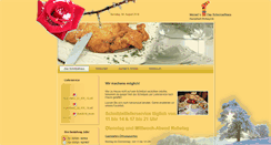Desktop Screenshot of meisels-schnitzelhaus.de